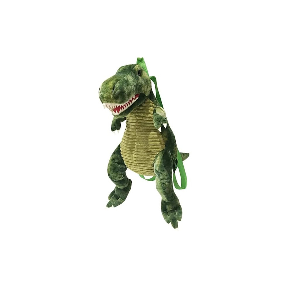 3D Dinosaur Backpack for Kids Soft Plush Animal Design