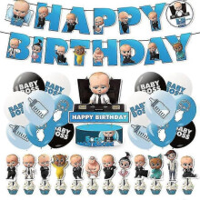 Baby Boss Birthday Decorations Set
