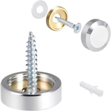 Mirror Screws Decorative Cap 20mm 8 Pieces
