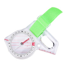Thumb Compass Elite Competition White Portable