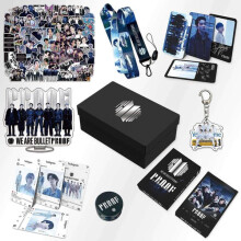 BTS gift box K-pop album lanyard and waterproof sticker set