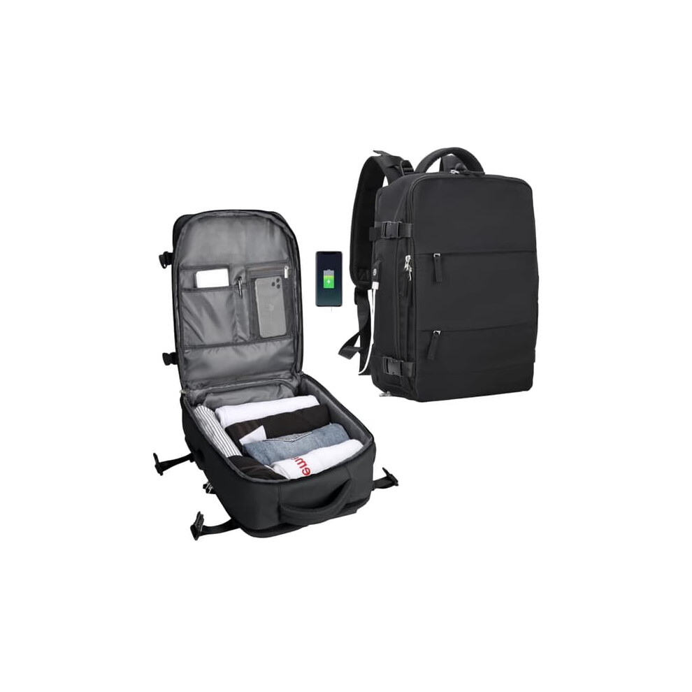 Cabin Suitcase 45X36x20cm For Vueling Easyjet Ryanair Black 900223007995