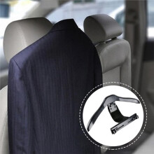 Universal Car Headrest Coat Hanger Clothes Rack for Jackets, Suits