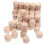 Wooden Blank Dice Unfinished Square Blocks 50 pcs 1