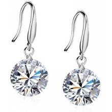 Sterling Silver Swarovski Crystal Dangle Earrings