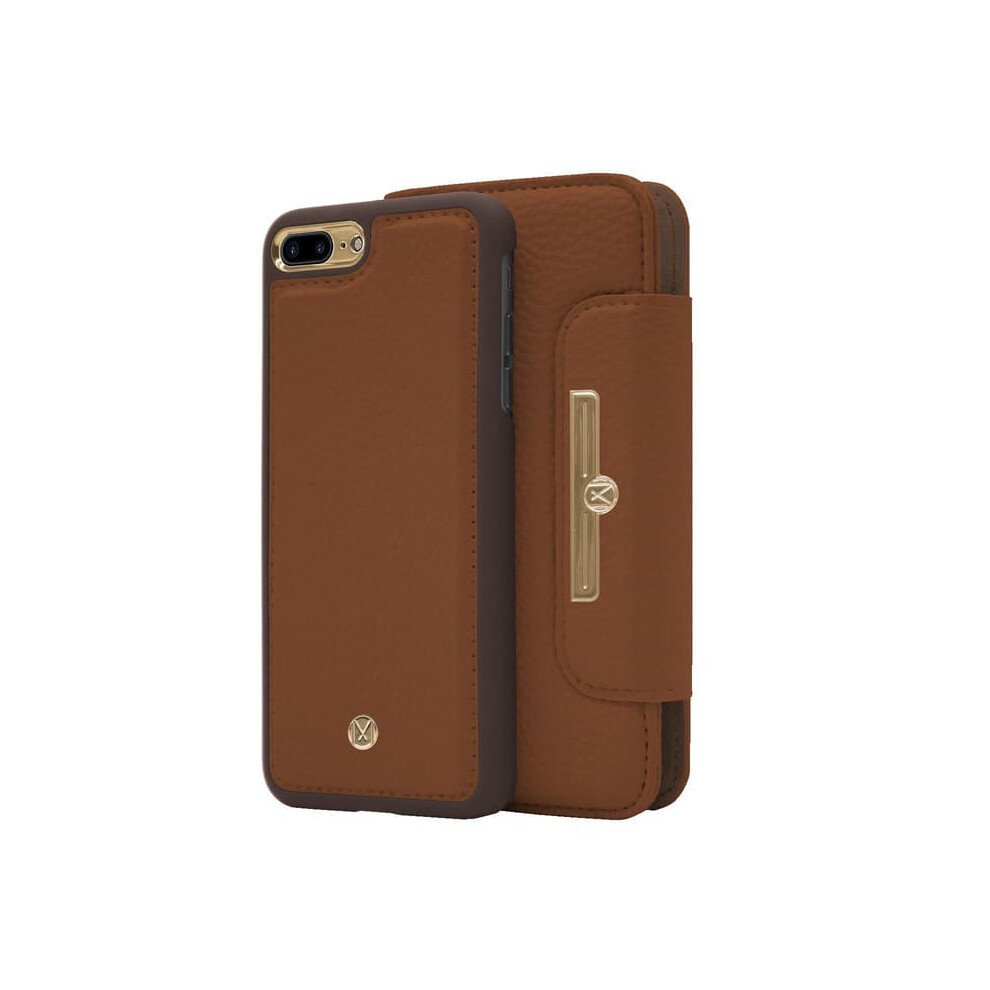 Marvãªlle Magnetic Case And Wallet For Iphone 7/8 Plus Brown 962125902754