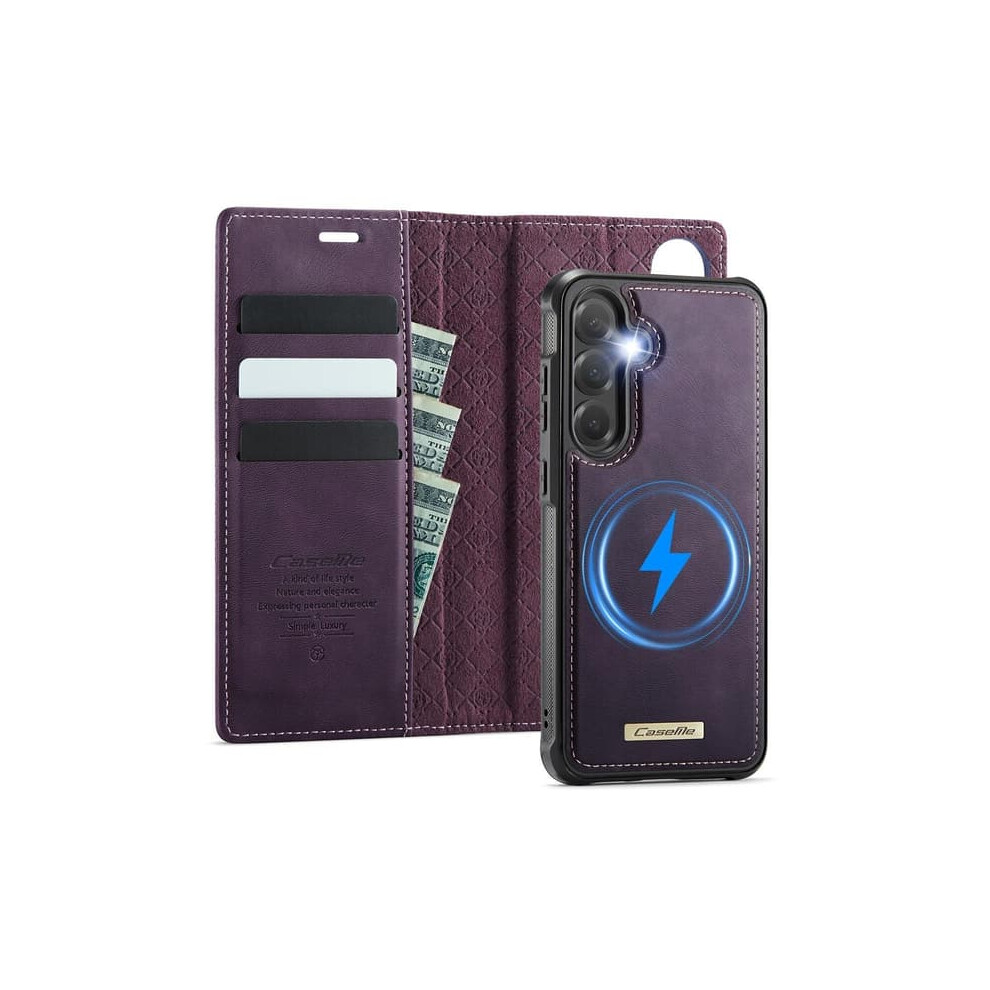 Caseme Magsafe Wallet Case For Samsung A17 Pu Purple 900223016119