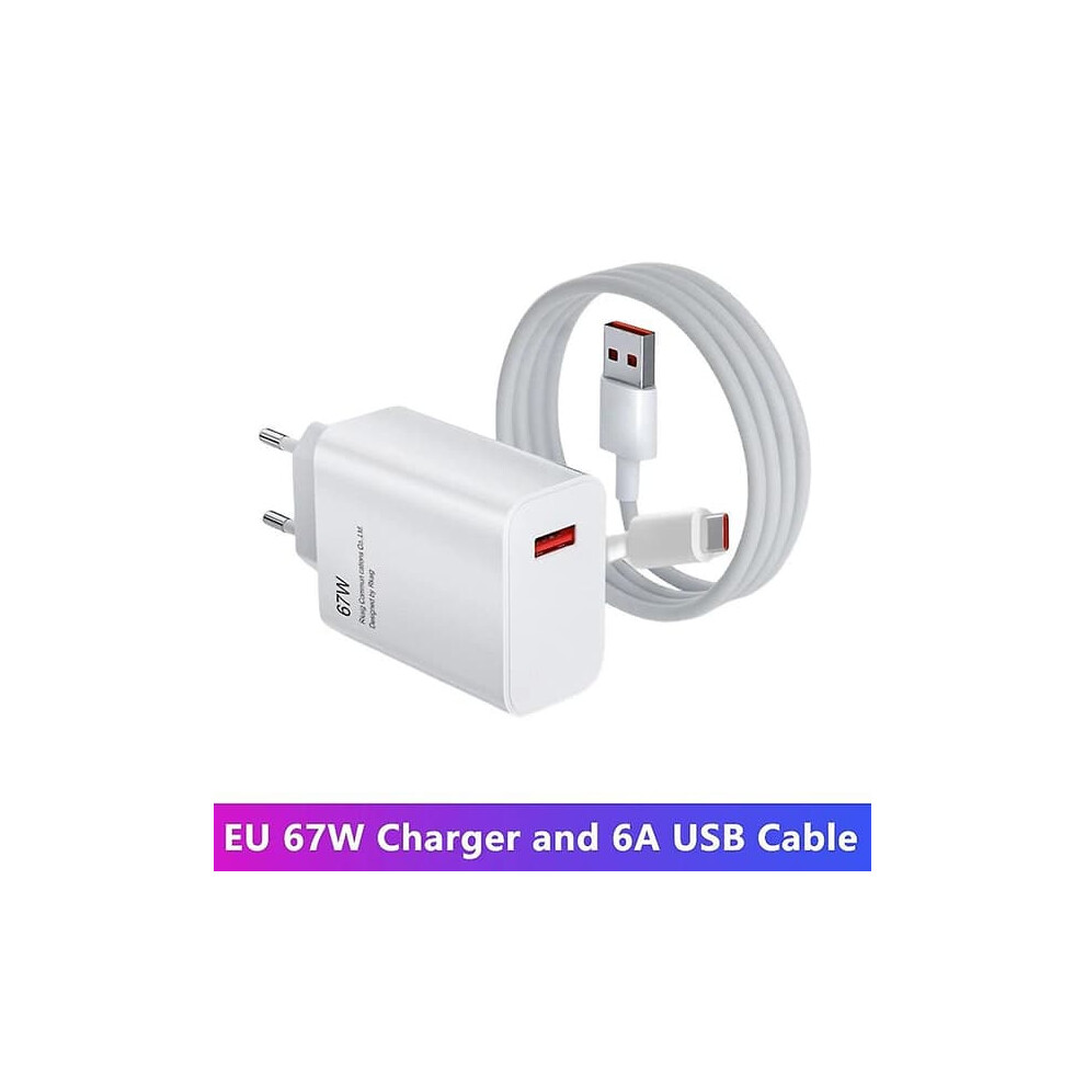 Xiaomi 67W Usb-C Fast Charger Adapter For Mi 12 11 6A 900223035295