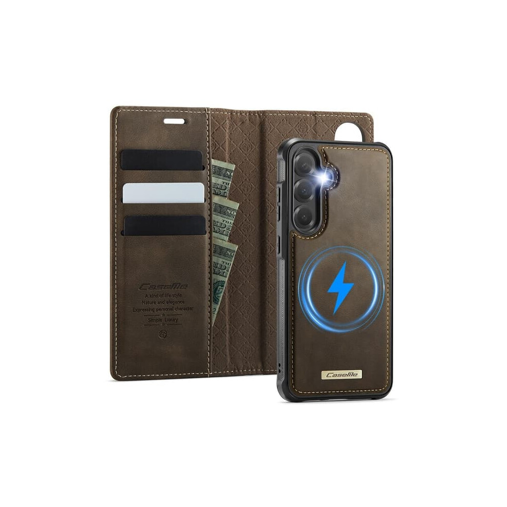 Caseme Magsafe Wallet Case For Samsung A17 Pu Leather Brown 900223016089