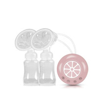 Electric Breast Pump with Bottle USB Pink BPA-Free