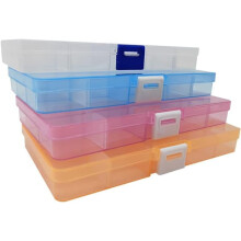 Diamond Embroidery Bead Storage Box 15-Compartment Clear