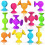 Fat Brain Toys Suction Cup Building Blocks Set 12 pcs 1