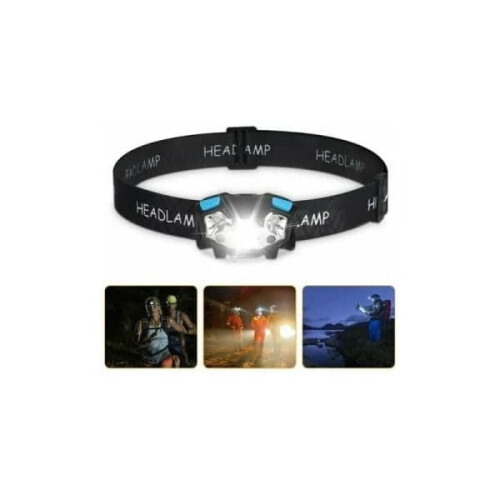 LED headlamp waterproof rechargeable 5000 lumen