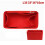Bag Organizer Felt Insert for Makeup Handbag Red 1