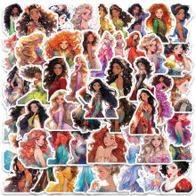 Princess Stickers Collectible Graffiti Skateboard Decal 50