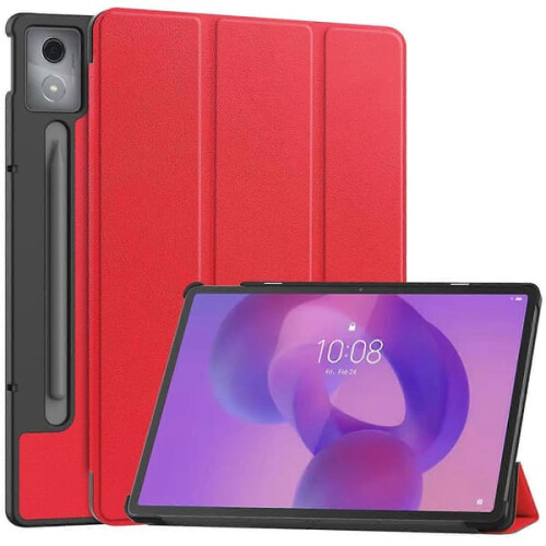 Lenovo Idea Tab Pro tablet case anti-drop leather stand red