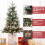 WhizMax pre-lit tabletop Christmas tree 3ft with 78 warm 3