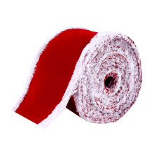 CISIL 6,3 cm kerstdecoratie DIY lint stof knutsel fluwelen strik lint
