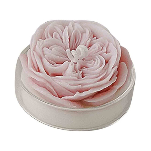 Rose Flower Shaped Soy Wax Candle, Romantic Aesthetic