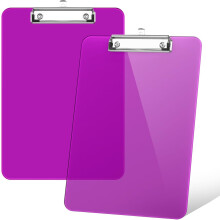 Plastic Clipboard Set of 2 A4 Size 12.5 x 9 Inch