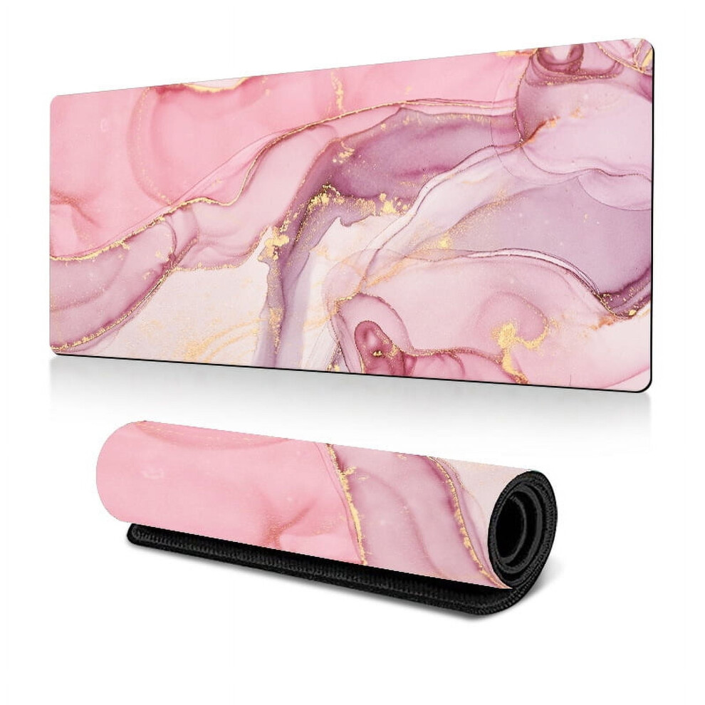 Marble Desk Mat With Rubber Base 24X12 Inches 900223624611