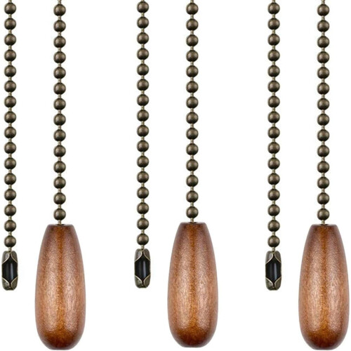 Ceiling Fan Pull Chain Wooden Extension Chain