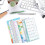 Χαρτί Milue Loose Leaf Refill, Ένθετα Κλασέρ για Σημειωματάριο Budget Planner 2