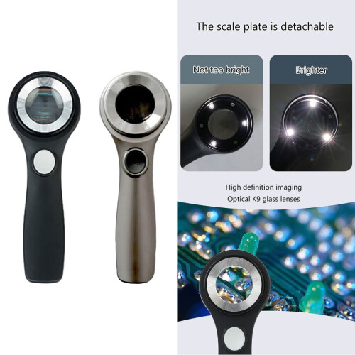 Milue magnifying loupe with LED and UV light 60X 1