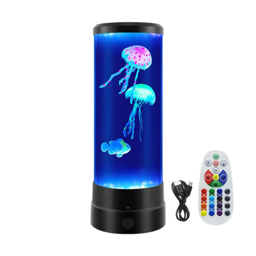 Lampe Méduse Veilleuse Douce 16 Couleurs 1