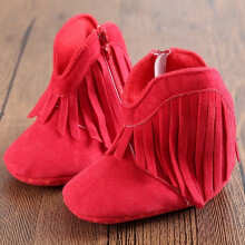 Baby tassel boots soft sole winter shoes