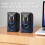 Bluetooth speaker with glowing lights premium sound 1 unit 7