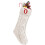 Personalized knit monogram Christmas stocking 18 inch 1
