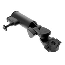 Umbrella stand bracket for golf cart handle adjustable