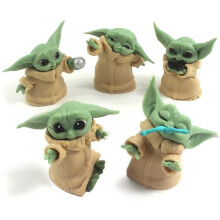 Set di 5 action figure di Baby Yoda Grogu Mandalorian