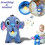 Beruhigendes Stitch-Plüschtier mit Atembewegung, blau 1