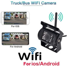 Câmera de ré sem fio para caminhão HD WiFi 170 IP67