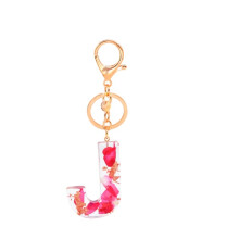Porte-clés Lettre AZ Cristal Accessoire mignon 1 pièce