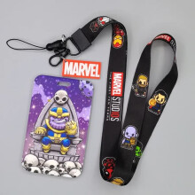 PVC-kaarthouder met Marvel-superhelden, waaronder Spider-Man en Captain America.