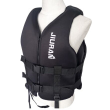 Gilet de sauvetage en néoprène pour adultes, noir, taille M (45-60 kg)