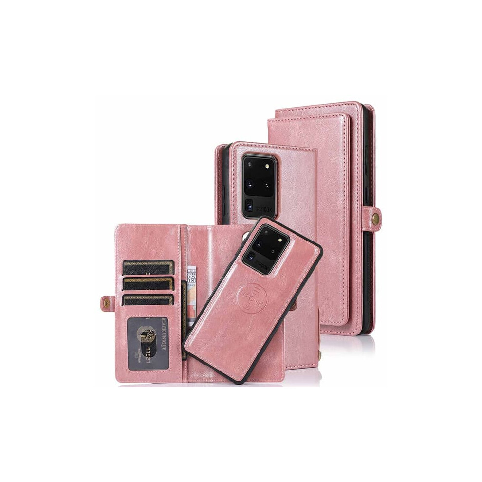 Wallet Case For Samsung Galaxy S20 Ultra Rose Gold 962029721093