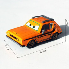 Lightning McQueen diecast car model 1:55 orange