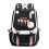 Mochila BLACKPINK com estampa de mapa branco (1 unidade) 1
