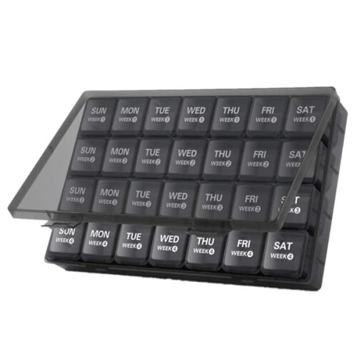 Medicinarrangør til tabletter Månedlig1 1 1