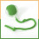 Automatic bite-proof cat ball with rope green 1