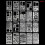 Bullet Journal Stencil Set 20 DIY Drawing Templates 1