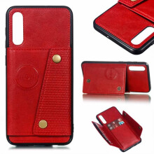 Samsung Galaxy A50 smart case with card slot red
