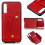 Samsung Galaxy A50 smart case with card slot red 1