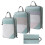 Travel Bag Organizer Set Turquoise 4 Pcs 1