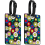 Bagageetiketter med solrosmotiv, 2-pack 1