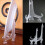 Folding Tray Bracket Rack Transparent 5 pcs 3 inches 8